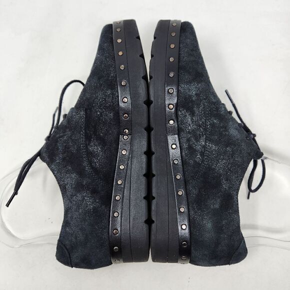 HISPANITAS Black Suede Loafers Size 36 - Picture 5 of 11